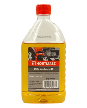 Olej silnikowy HORTMASZ SAE30 API SG/CD 0,6 L do kosiarek i glebogryzarek.jpg