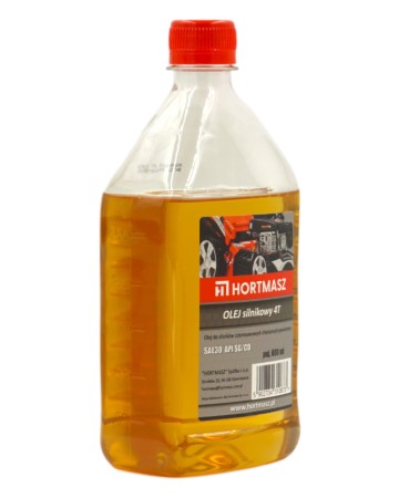 Olej silnikowy HORTMASZ SAE30 API SG/CD 0,6 L do kosiarek i glebogryzarek.jpg