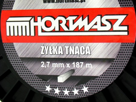 żyłka do kosy spalinowej i podkaszarki 2,7 mm 187 m kwadrat .jpg