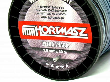żyłka do kosy spalinowej i podkaszarki 3,0 mm 50 m kwadrat DUOLINE.jpg