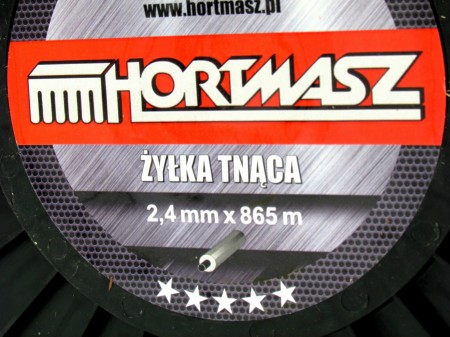 żyłka do kosy spalinowej i podkaszarki 2,4 mm 865 m okrągła DUOLINE szpula.jpg
