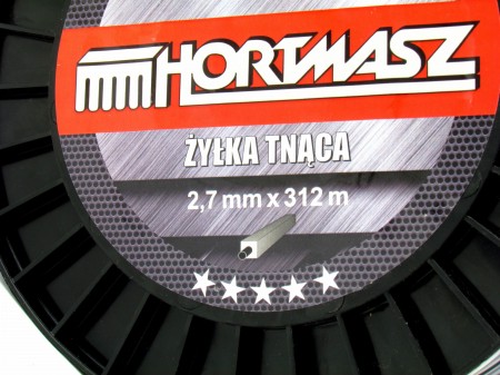 żyłka do kosy spalinowej i podkaszarki 2,7 mm 312 m kwadrat DUOLINE.jpg