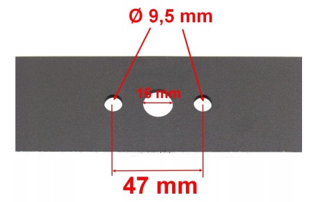Nóż tnący do kosiarki WORLD 21", 53 cm,527-143 (p.23)