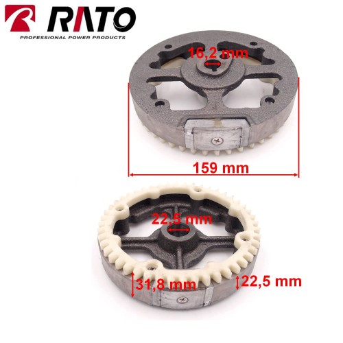 Przejdź do produktu KOŁO MAGNESOWE R-210VE (HKS ST351NE R210), R-225VE (HKS ST353NE R225), Z WIEŃCEM ZĘBATYM, 48 ZĘBÓW