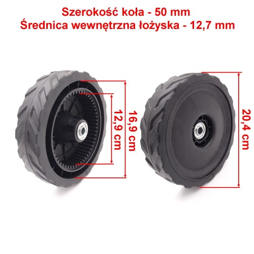 Przejdź do produktu KOŁO JEZDNE TYŁ HKS 346NL LEWE NAPĘDOWE, 53 ZĘBY