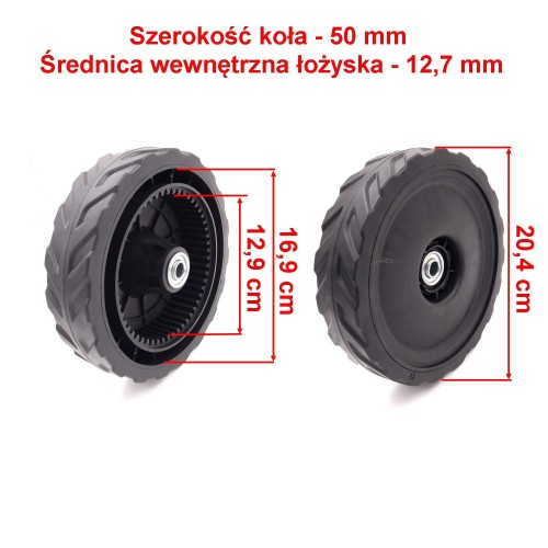 Przejdź do produktu KOŁO JEZDNE TYŁ HKS 346NL PRAWE NAPĘDOWE, 53 ZĘBY