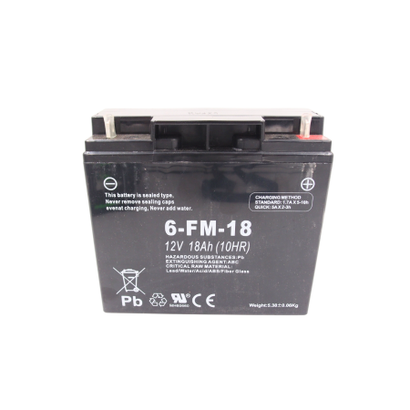 AKUMULATOR HTS LX84M L352, HTS LX92H L452, HTS LX102H L586, 12V, 18Ah