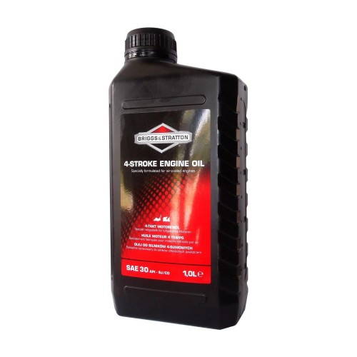Przejdź do produktu Olej silnikowy Briggs & Stratton SAE 30 1 L, oryginalny do silników 4‑suwowych