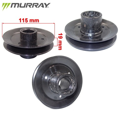 Przejdź do produktu KOŁO PASOWE MURRAY NA WAŁ SILNIKA 25,4 mm, 1732576, fi zew. 115 mm, wys. 19 mm, CZĘŚĆ ORYGINALNA