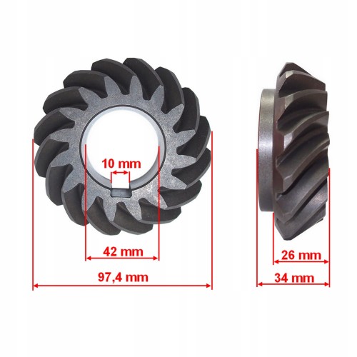 Przejdź do produktu KOŁO ZĘBATE Z-16 NA WPUST DO PRZEKŁADNI PK-45.001.06A