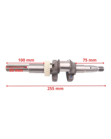 WAŁ KORBOWY DO SILNIKA NH 150 DO WERTYKULATORA (HWS 240Z)