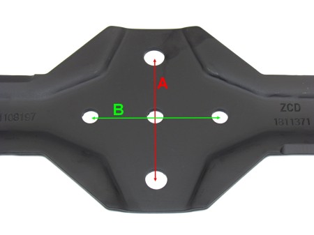 NÓŻ TNĄCY HQV CT130, CTH135, CT151, CTH151, CTH155, CTH171, PRAWY, 46,4 cm, 532 18 63-87, 186387