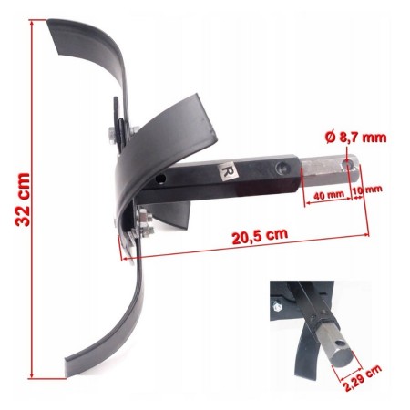 Motyka zewnętrzna pojedyncza prawa Hortmasz HGS LX750 HS212 LX1000 HS212 20.5cm.jpg