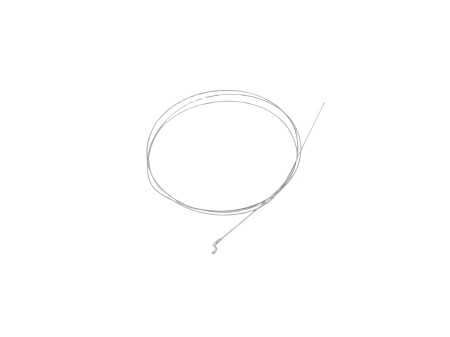 Linka hamulca bez pancerza 1,4 mm x 2,5 m plecionka 132339.jpg