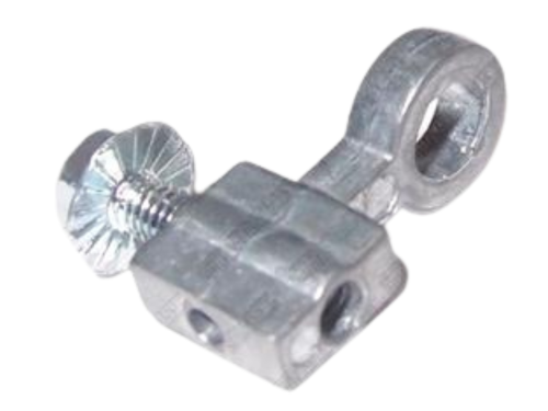 Przejdź do produktu Końcówka linki hamulca, oczko, 6,4 mm średnica otworu, 2,4 mm otwór na linkę