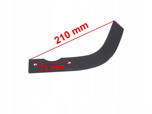 Przejdź do produktu Nóż prawy do glebogryzarki Robix nowy typ 210 mm 2 otwory montażowe