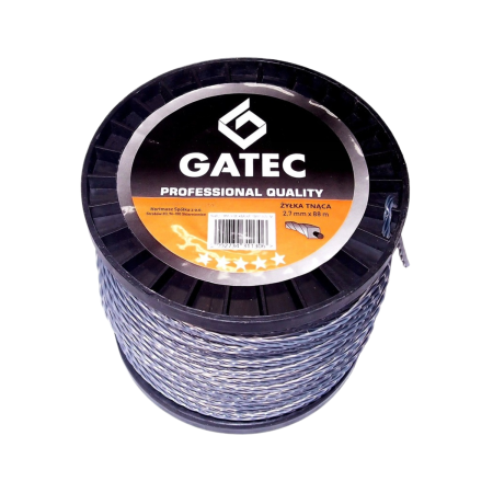 żyłka do kosy spalinowej i podkaszarki 2,7 mm 88 m kwadrat Twist DUOLINE Gatec.jpg