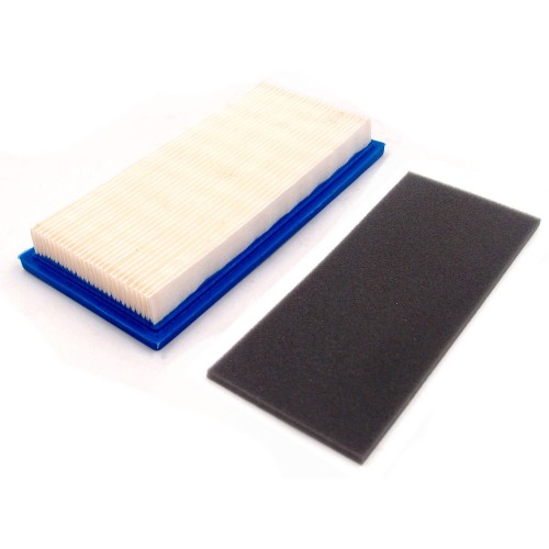 Przejdź do produktu Filtr powietrza B&S 9 KM + filtr wstępny, 710266/710268, 210x100x27 mm