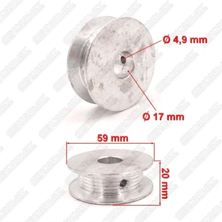 KOŁO PASOWE HGS138L (BK-400) PRZEKŁADNI, 5 ROWKÓW NA PASEK