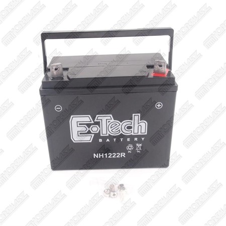 Akumulator żelowy 12V 22Ah prawy + 195x130x180 mm