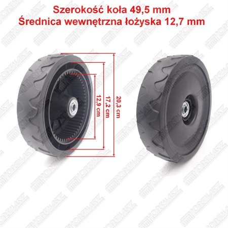 KOŁO JEZDNE TYŁ JL46Z-C3/ LV46Z-C6 8" NAPĘDOWE, 53 ZĘBY