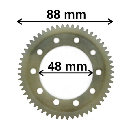 WIENIEC ZĘBATY KOŁA NAC DO 2010 R 57 zębów
