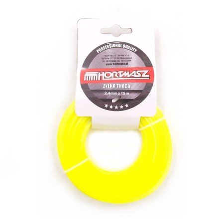 Żyłka do kosy i podkaszarek 2,4 mm, 15 m, profil kwadratowy