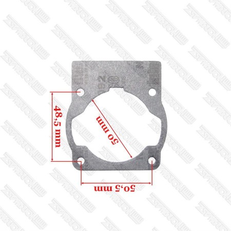 Uszczelka cylindra BCD 43/ BCD 52/ HWW 520C/ GT 52KZ, HKZ 52, HKZ 143, HKZ 152 341000036, 5004,34603