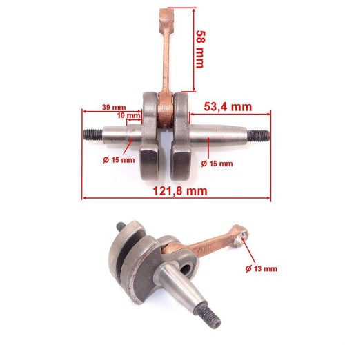 Przejdź do produktu WAŁ KORBOWY BCD 43, HKZ 143