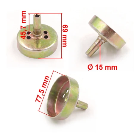 TARCZA SPRZĘGŁA KWADRAT 7x7 mm KOSY