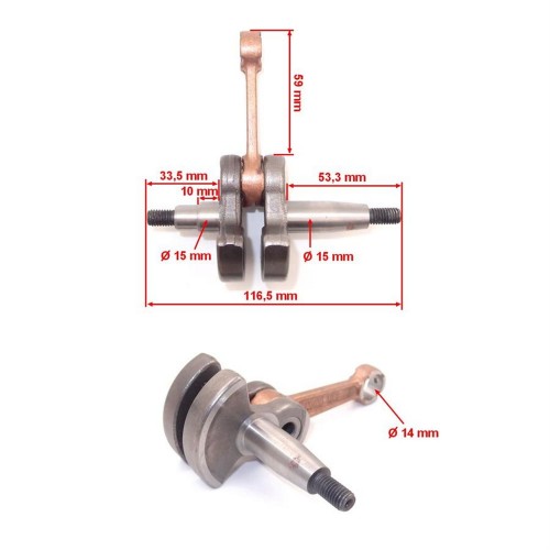 Przejdź do produktu WAŁ KORBOWY BCD 52, HKZ 152
