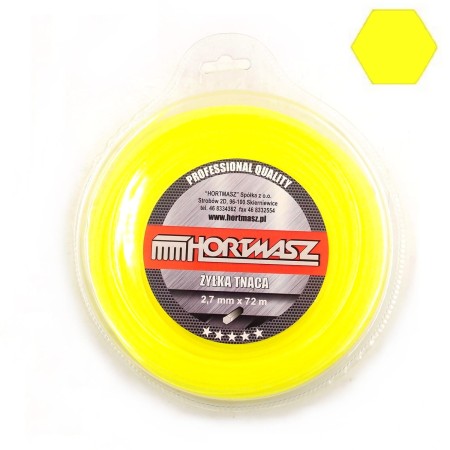Żyłka do kosy spalinowej i podkaszarki 2,7 mm, 72 m hexagon