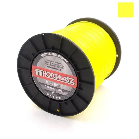 Żyłka do kosy spalinowej i podkaszarki 3,0 mm, 503 m, kwadrat, żółta