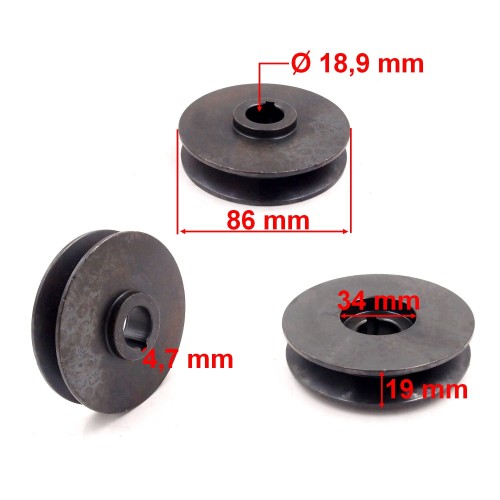 Przejdź do produktu KOŁO PASOWE WAŁKA NOŻOWEGO HWS 240B/ HWS 240Z