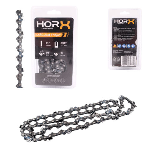 Przejdź do produktu ŁAŃCUCH TNĄCY HORX 14", 3/8 x 1,3 - 50 OGNIW, PÓŁDŁUTO