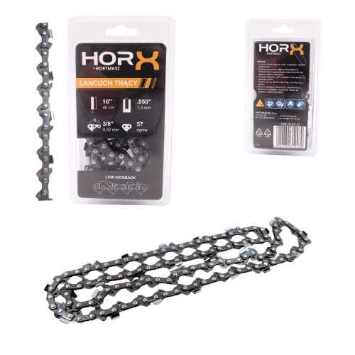 Przejdź do produktu ŁAŃCUCH TNĄCY HORX 16", 3/8 x 1,3 - 57 OGNIW, PEŁNE DŁUTO