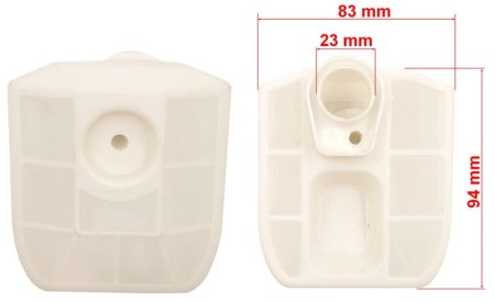 Mały filtr powietrza do pilarki 45 52 58 4500 5200 5800 .jpg