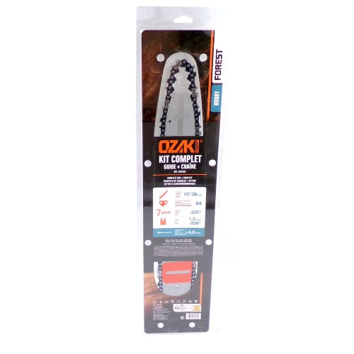 Przejdź do produktu PROWADNICA OZAKI 15" (38 cm), .325", 1,5 mm + ŁĄNCUCH TNĄCY 64 OGNIWA 158SLGK095, HQV 36,40,45,50,55,242,ALPINA/STIGA/CASTOR 400,450,460,500,510, DOLMAR 105,110,111,113,116, EFCO 142,146, JONSERED, MAKITA 430,520,OLEO-MAC 938,942,946,952,SOLO 639,644,645