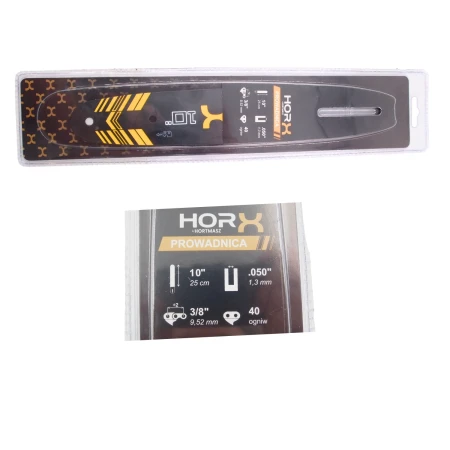 Prowadnica HORX 10 cali 25cm skok 3/8 x 1,3mm - widok szczegolowy