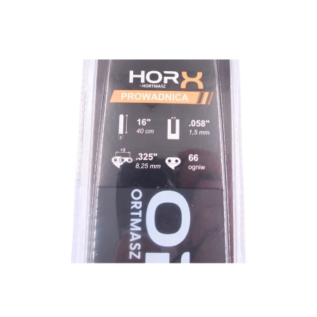Prowadnica HORX 16 cali .325 x 1,5mm 66 ogniw - profesjonalna