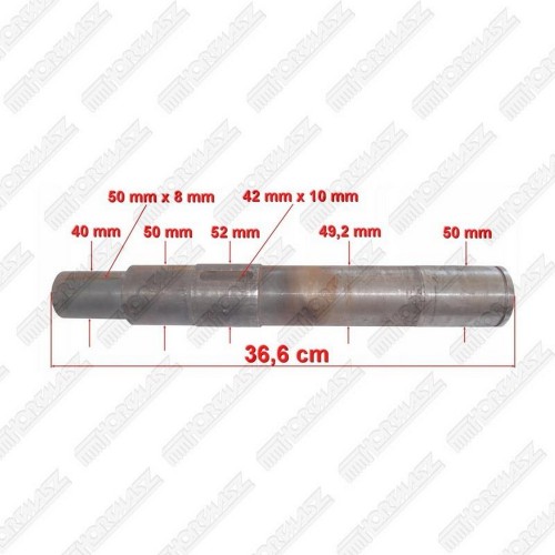 Przejdź do produktu WAŁEK PRZEKŁADNI RZ-3 POZIOMY