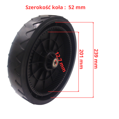 Przejdź do produktu KOŁO JEZDNE TYŁ HKS 753NL, HKS 753NB1, HKS 753NLE, HKS 853NLE, GT 353NLKS, HKS 851NB, 11" NAPĘDOWE Z ŁOŻYSKAMI R8-Z, 82 ZĘBY