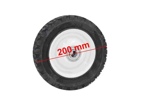 Przejdź do produktu KOŁO JEZDNE MET.Z ŁOŻ. 8X1.75 200MMX44MM FI OSI 12,7MM