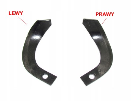 Nóż tnący do glebogryzarki HGS X620, prawy(8 szt. na kpl.), HGS X520 (9 sztuk na komplet))