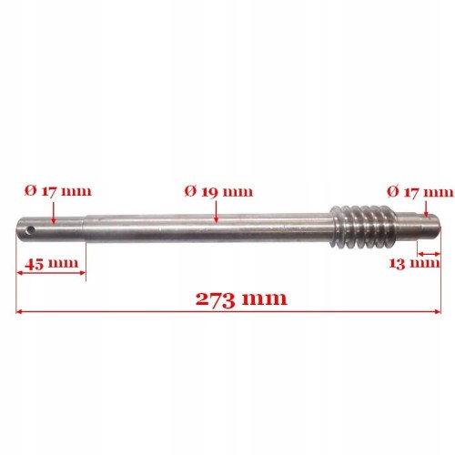 Przejdź do produktu WAŁ ŚLIMAKOWY HGS138L (BK-400) PRZEKŁADNI