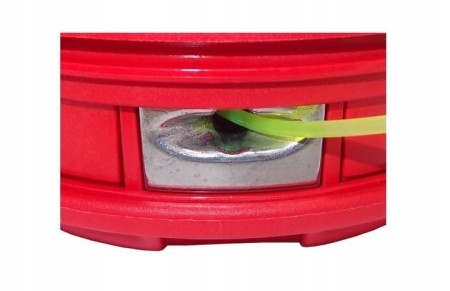 głowica z żyłką Tecomec M10x1,25LW TA5M‑C czerwona głowica żyłkowa do kos spalinowych.jpg