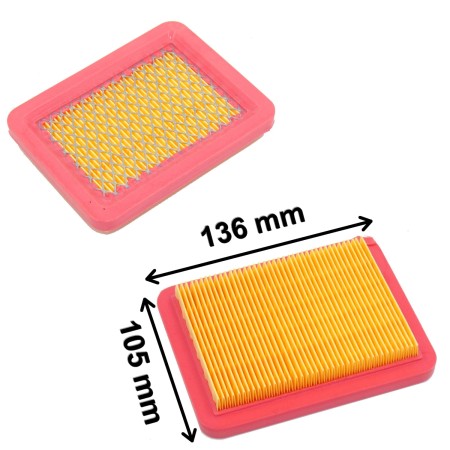 wkład papierowy filtra powietrza do silników GDY200, GDY224 136x105x22 mm