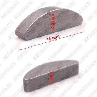 Przejdź do produktu Wpust do koła pasowego na wał do kosiarki spalinowej GT 150NKS, GT 153NBKS, GT 153NEKS, HKS 753NB, HKS 753NBE, HKS 246N, HKS 246N1, HKS 246NE, HKE 253NE, GT 146NKS, GT 146NEKS, GT 153NKS, HKS 650N1, 18 mm x 5,5 mm x 4 mm