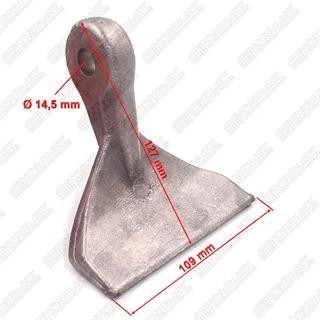 Przejdź do produktu Nóż Muratori żeliwo duży do kosiarek bijakowych