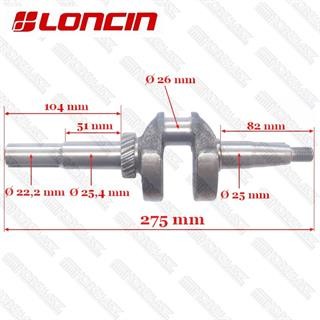 Przejdź do produktu WAŁ KORBOWY LC1P61FA, DŁUGOŚĆ WAŁU 5,3 CM